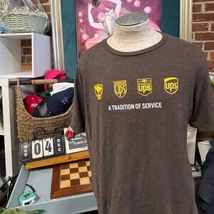 VTG. A TRADITION OF SERVICE Evolution Of Logos UPS Employee Work T-Shirt Men’sxl